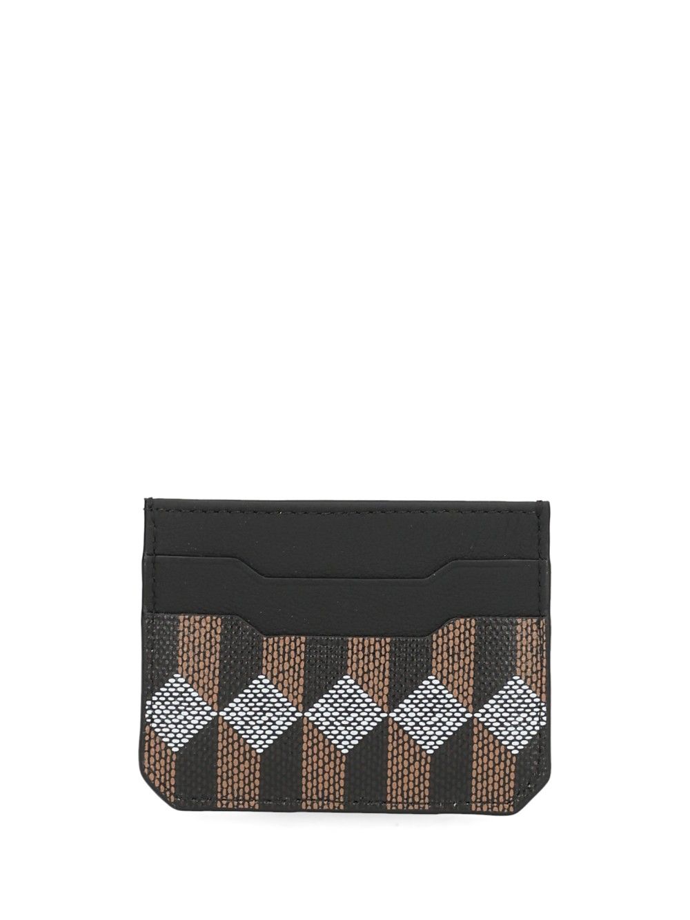 Au Depart Printed Leather Card Holder Wallets - Nero | 63a71a1c1993139ecdfcc33bd74c95ed6954dafc