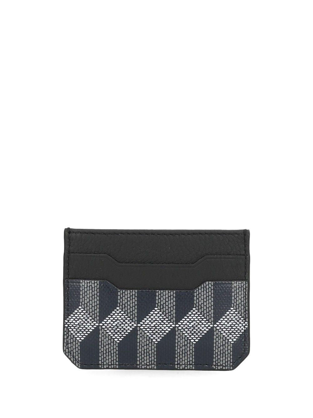 Au Depart Printed Leather Card Holder Wallets - Blu | 944844b281280f9df8b837d74b3444a4869e65af