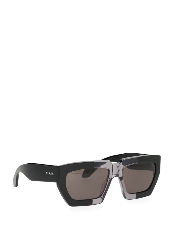 AlaÏA Oversized Two-Tone Sun Glasses - Nero | b40124b878bae5f7df7285fc39a15700e067675c