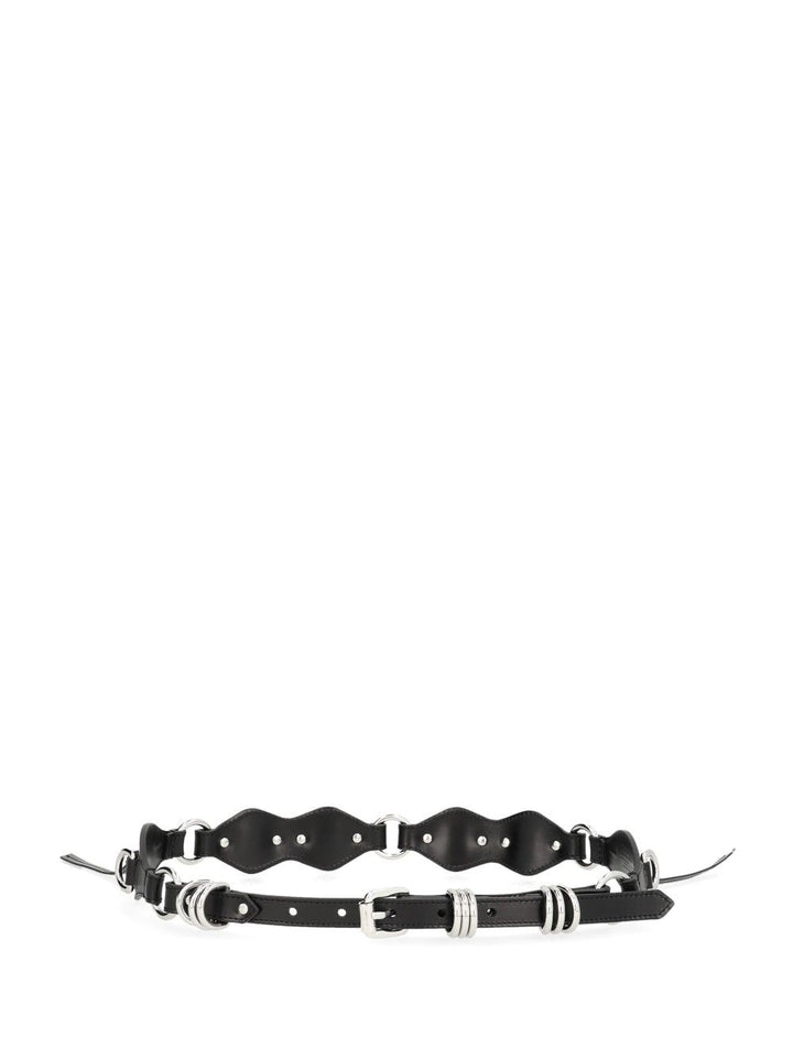 Isabel Marant Bolton Belt Cinture - Nero | 216c34cde42c4aa7c453f1a539b549575b7200a9