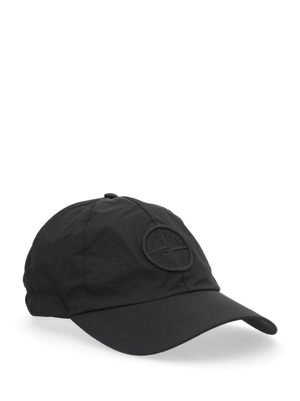 Stone Island Econylon Cap Cappelli - Nero | df00df2ad088398b6a645d6314938d53fb42e80e