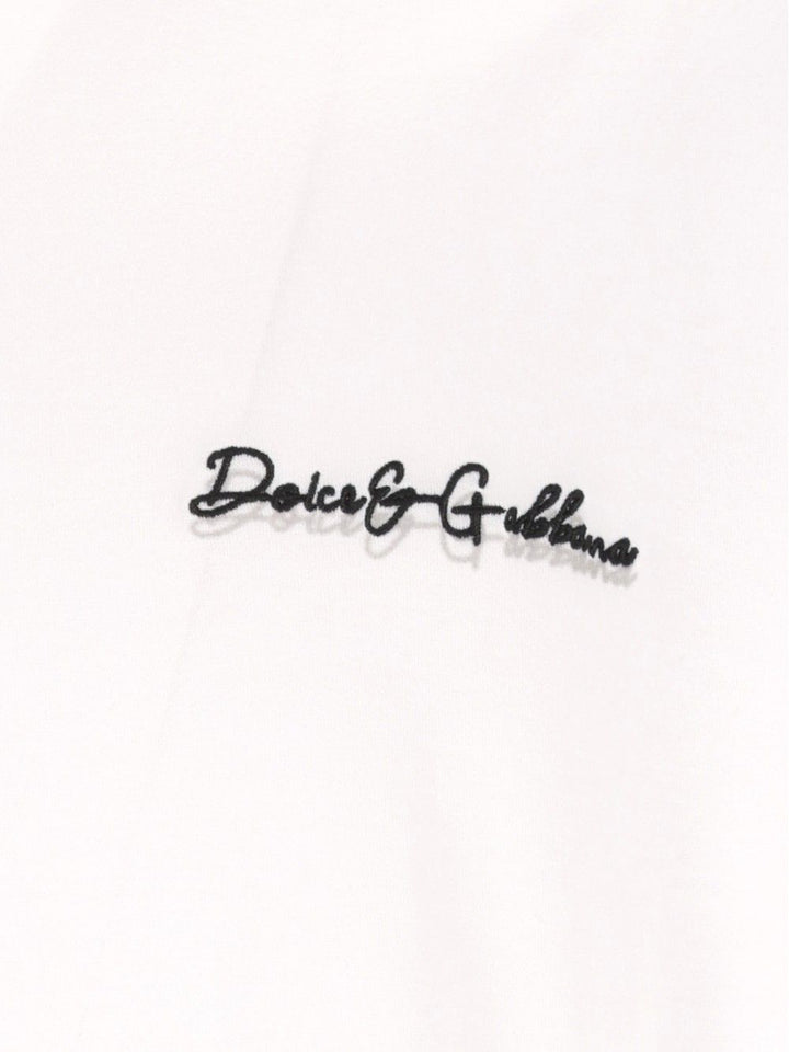 Dolce & Gabbana With Dolce & Gabbana Signature T-Shirt - Bianco | 9deb599dbd299ca8836e0d6cec408516f96caf85