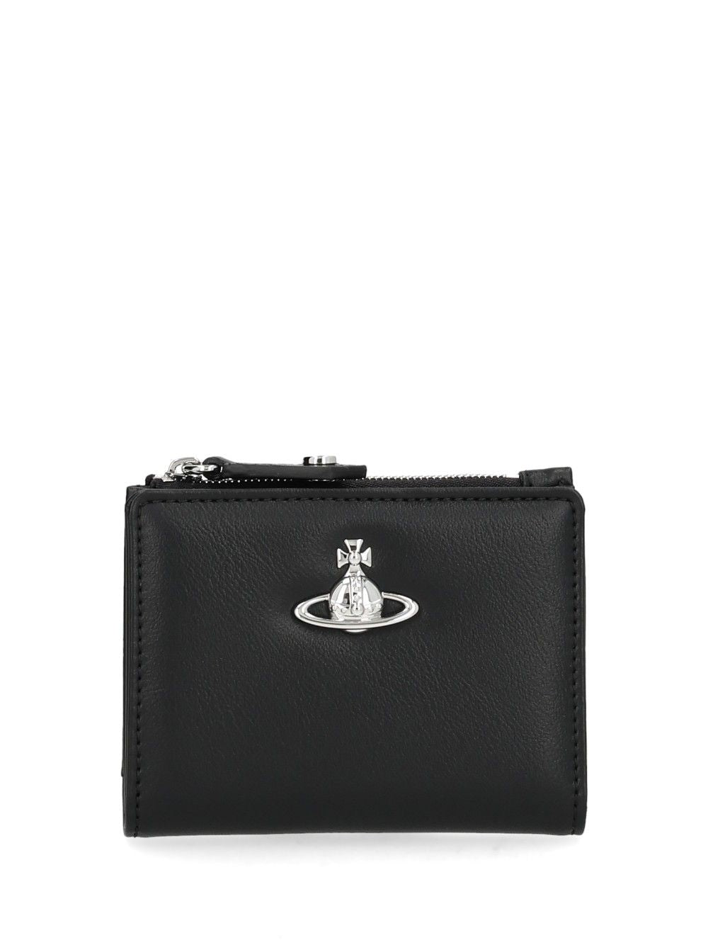 Vivienne Westwood Slim Card Holder With Flap Small leather goods - Nero | 6bcd287ccef16e2b6240f753d6cd19df560e49e4