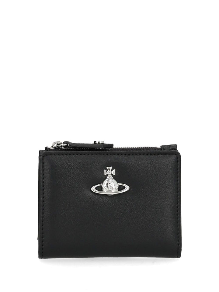Vivienne Westwood Slim Card Holder With Flap Small leather goods - Nero | 6bcd287ccef16e2b6240f753d6cd19df560e49e4