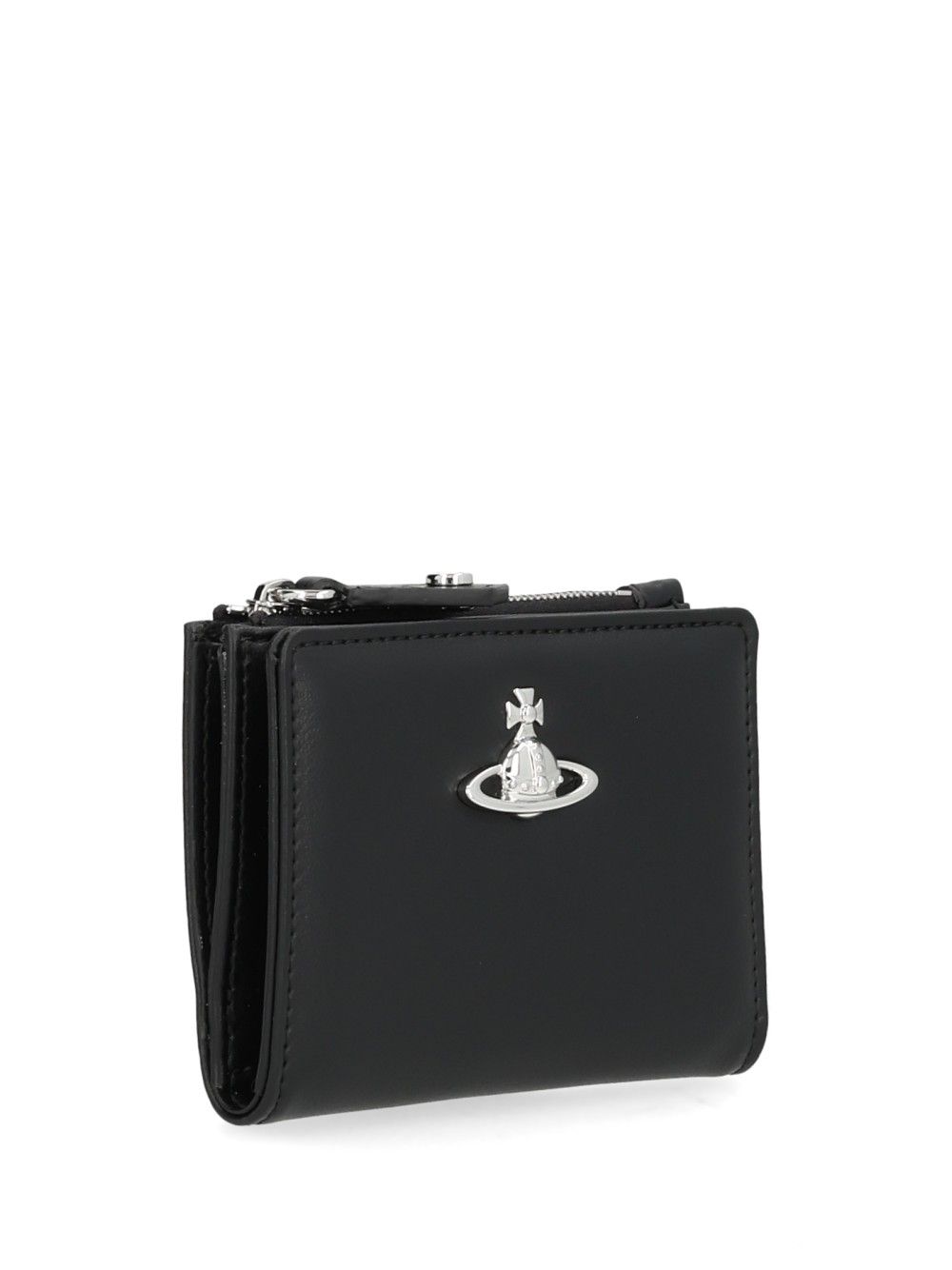 Vivienne Westwood Slim Card Holder With Flap Small leather goods - Nero | 39d156f79f3261d8d2075c1d7abe8a8ddf23bc9e