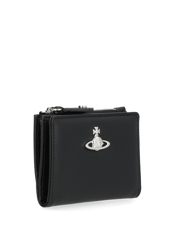Vivienne Westwood Slim Card Holder With Flap Small leather goods - Nero | 39d156f79f3261d8d2075c1d7abe8a8ddf23bc9e