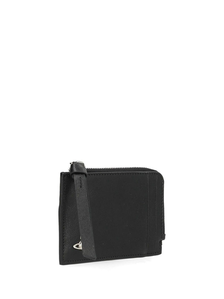 Vivienne Westwood Zip Card Holder Small leather goods - Nero | 6fdf6c42675667fb8cd74b63c2295816b51b69c4