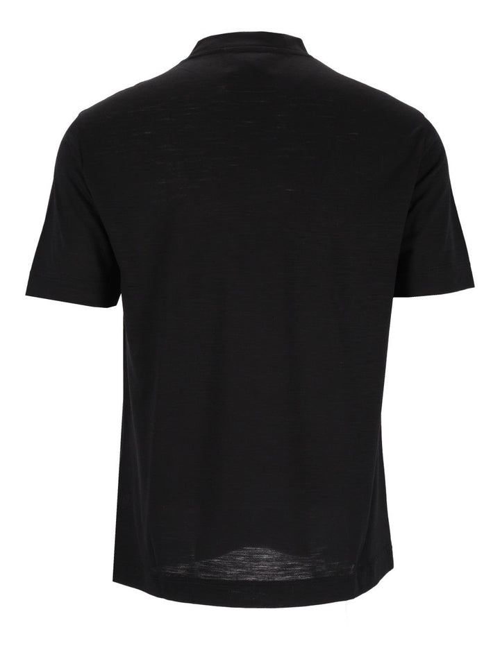 Emporio Armani Crew Neck T-Shirt - Nero | 583eefdb6e688b3fb68445e7eca897231536dce8