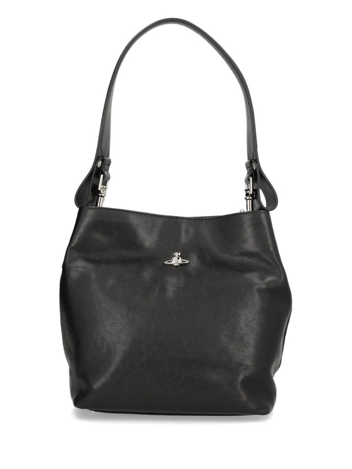 Vivienne Westwood Lottie Shoulder Bags - Nero | 0307b7b8fe0e413960a5211e784d5a6ca9ef470c