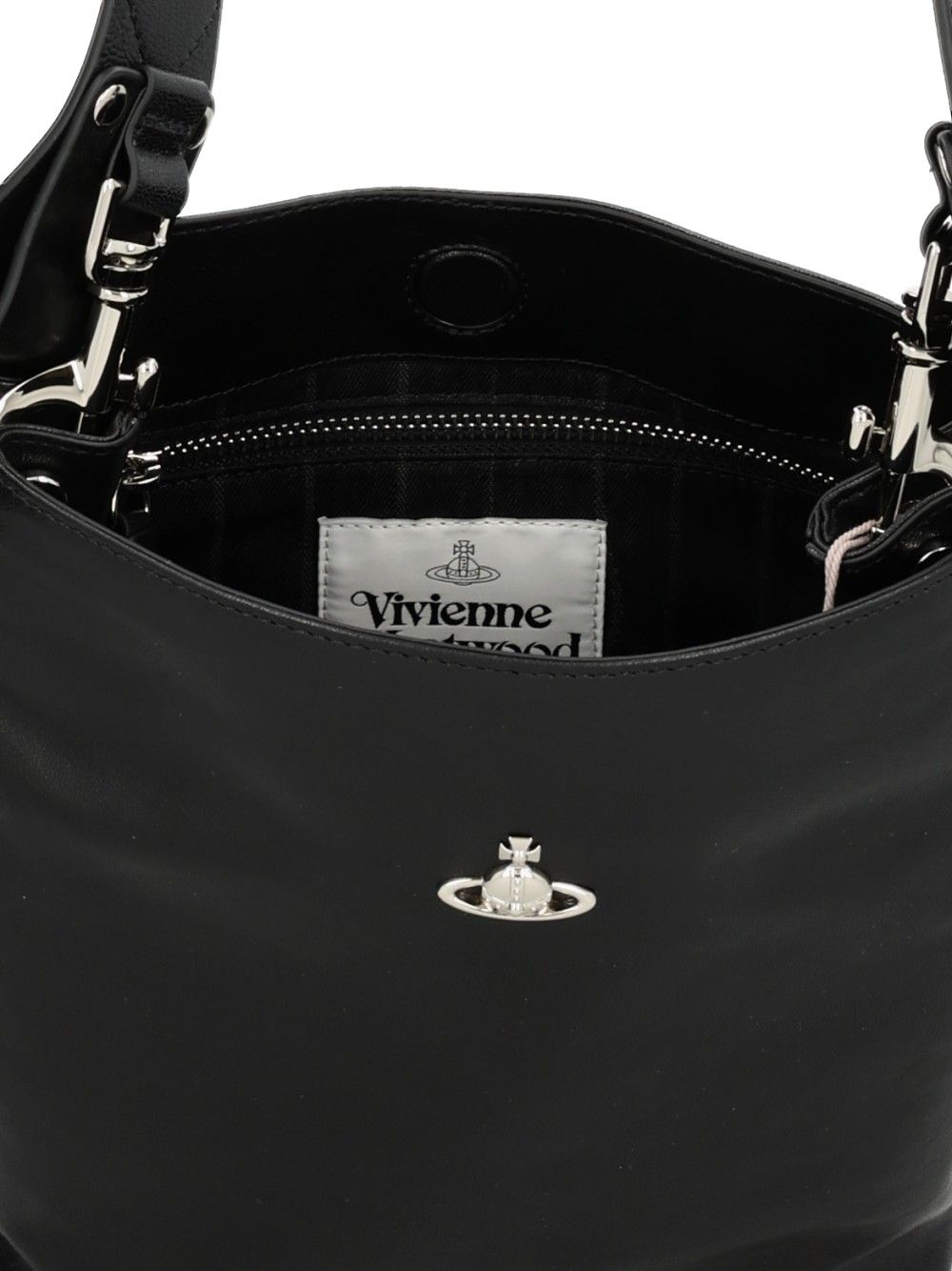 Vivienne Westwood Lottie Shoulder Bags - Nero | 3efb2238f5ebb646eddf2d628149509535ed271d