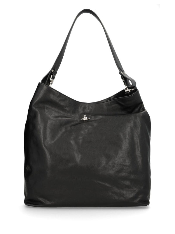Borsa Lottie Large Shoulder Bags Nero