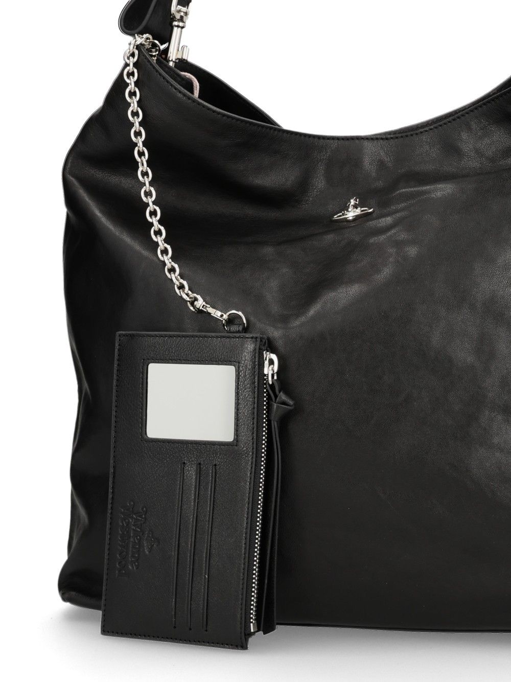 Vivienne Westwood Borsa Lottie Large Shoulder Bags - Nero | f9e728ab10001f5c3441c50cadafa1a1711eae29