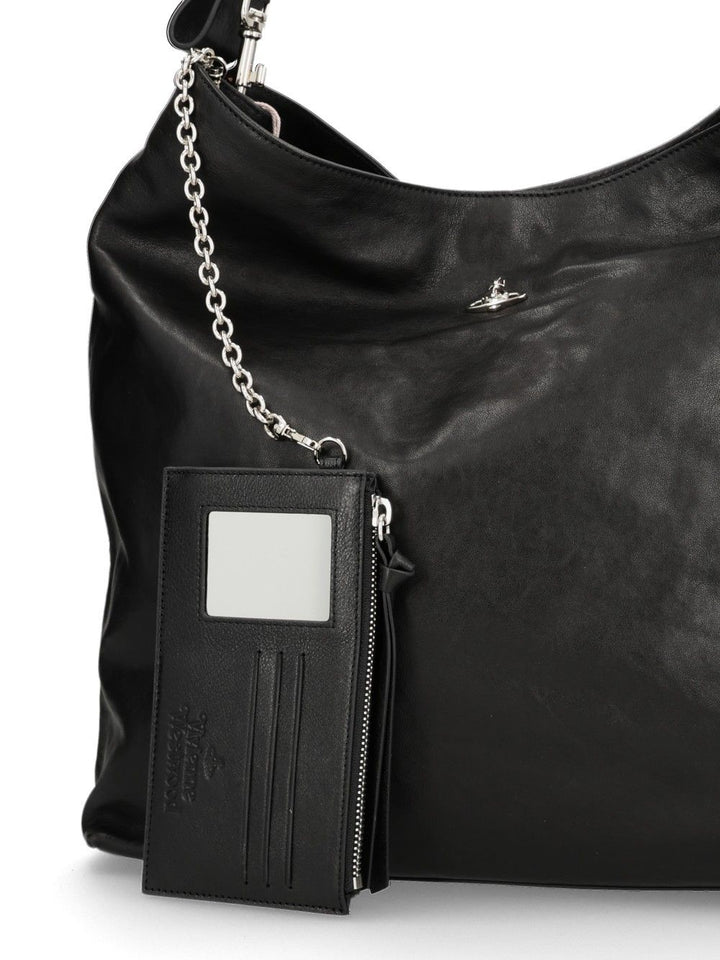 Vivienne Westwood Borsa Lottie Large Shoulder Bags - Nero | f9e728ab10001f5c3441c50cadafa1a1711eae29
