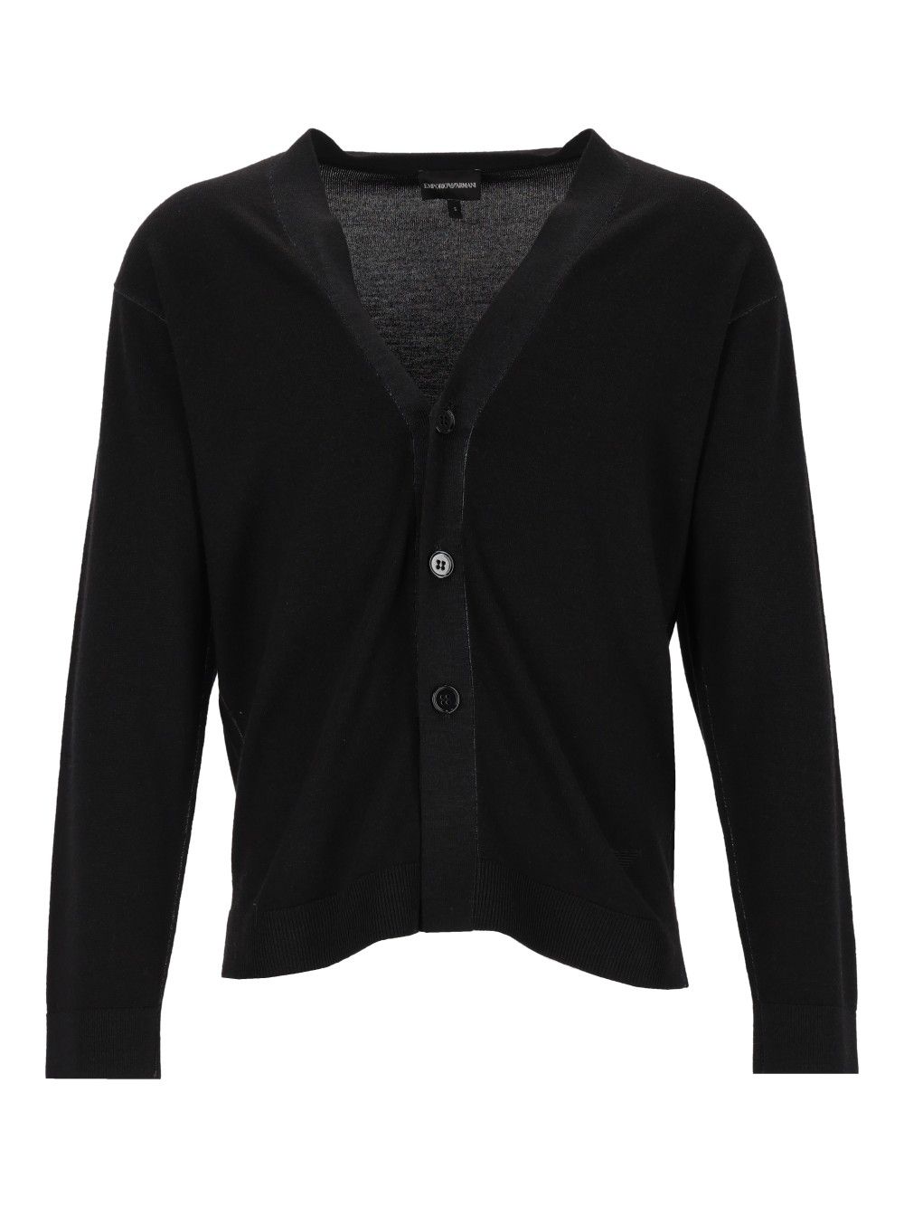 Emporio Armani V-Neck Cardigan Knitwear - Nero | 434ee07d7e8ff825ac3a4dff0161df5921df1284