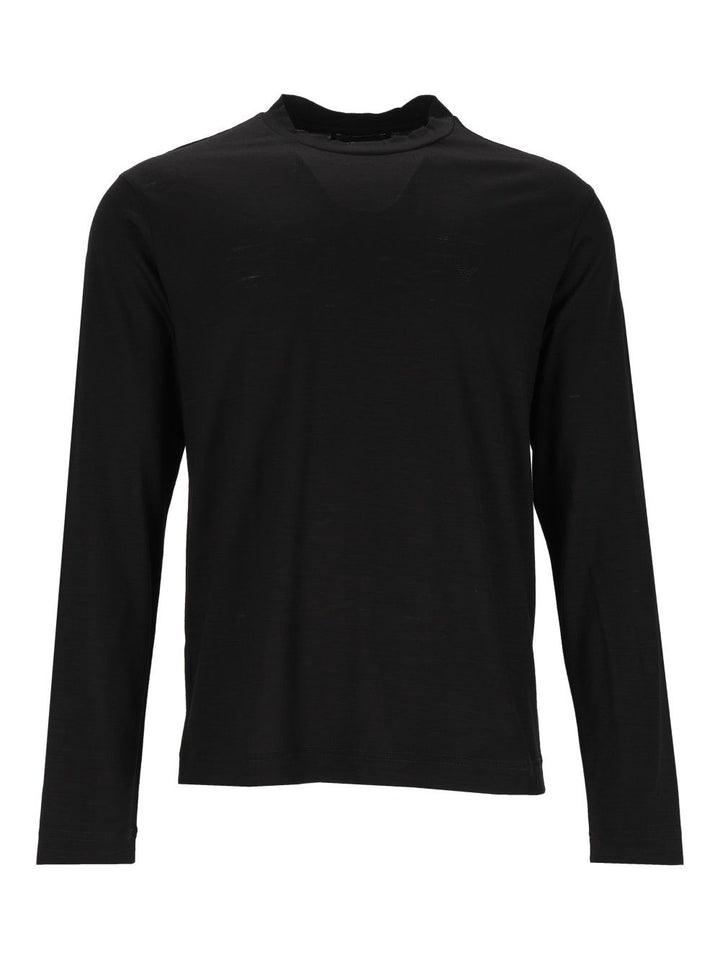 Emporio Armani Crew Neck Sweater Sweatshirts - Nero | a95f89f87e5cfe21ddd733eb975a4ac2f3c4634f