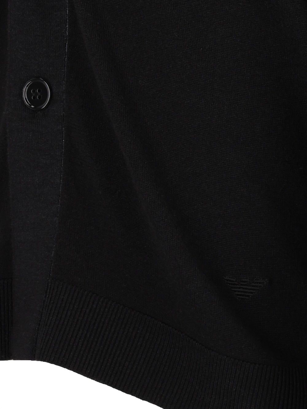 Emporio Armani V-Neck Cardigan Knitwear - Nero | ba6f51d290b2b8be83f2cf25cb2cdfeb307f132b