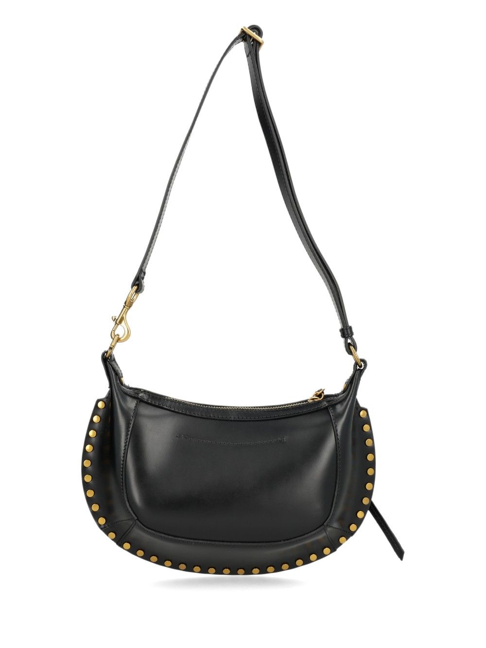 Isabel Marant Oskan Moon Bag Crossbody Bags - Nero | 775dcf94687f856850675f0af579449a0413ab2d
