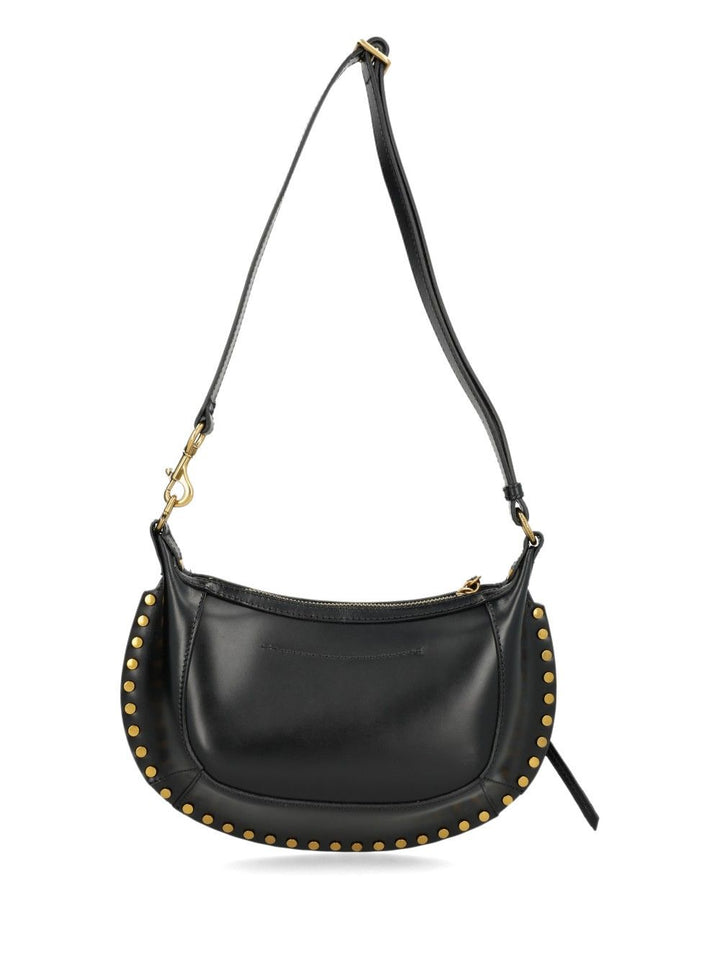 Isabel Marant Oskan Moon Bag Crossbody Bags - Nero | 775dcf94687f856850675f0af579449a0413ab2d