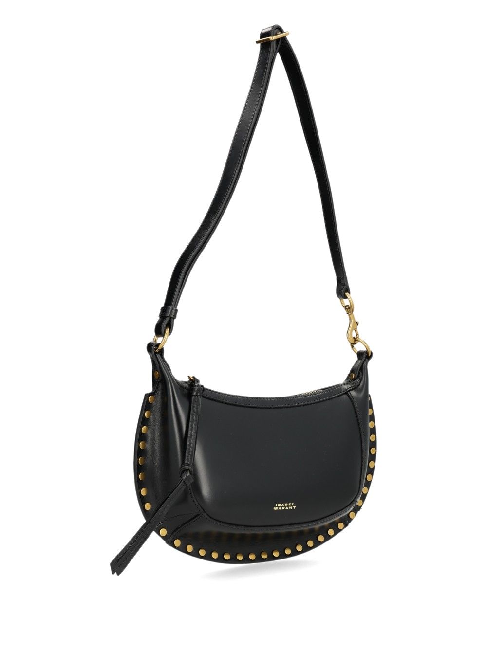 Isabel Marant Oskan Moon Bag Crossbody Bags - Nero | a0e0310fb16638a1da533b9f7e92c6a6fc09a195