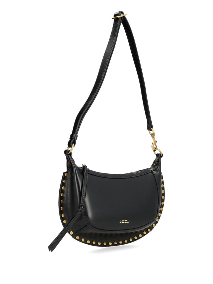 Isabel Marant Oskan Moon Bag Crossbody Bags - Nero | a0e0310fb16638a1da533b9f7e92c6a6fc09a195