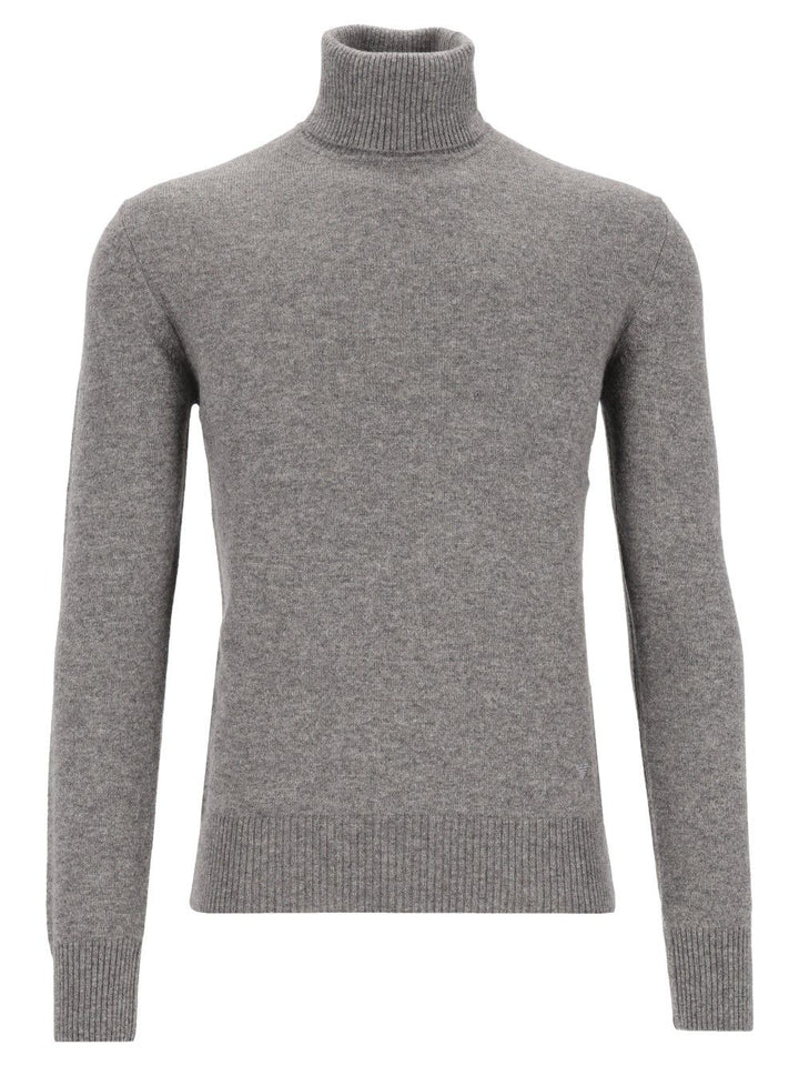 Emporio Armani Turtleneck Knitwear - Grey | 90d90639d85436a87df5a878800b9b71fee819eb