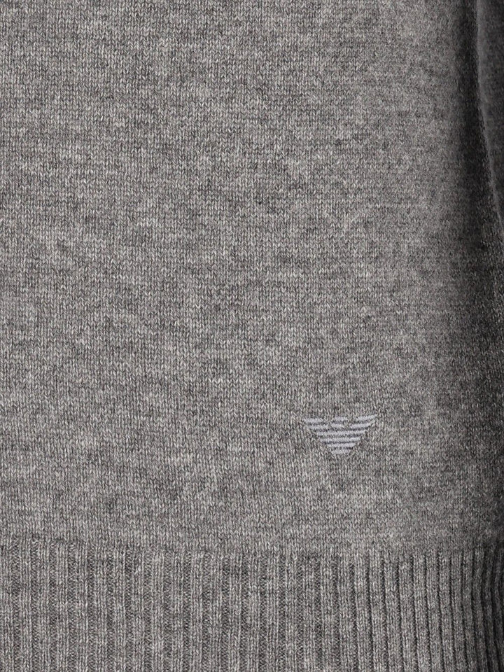 Emporio Armani Turtleneck Knitwear - Grey | 79d2d609df1fdc07a21cec8df1bd7d10657d22be