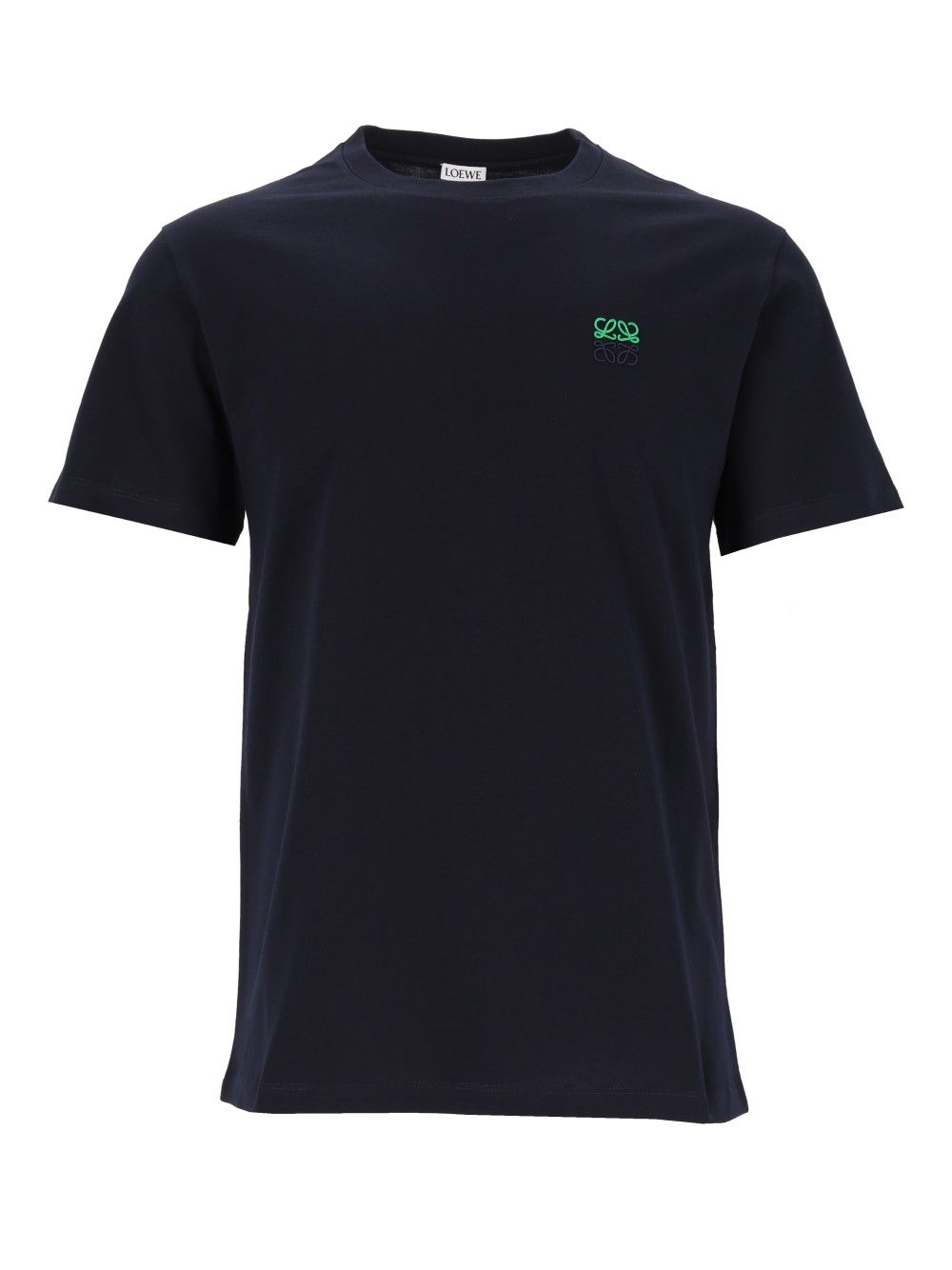 Loewe Regular Fit Cotton T-Shirt - Blu | 4d364b9740d88ba4d17b07d1aacfdf3e8c6e9ea3
