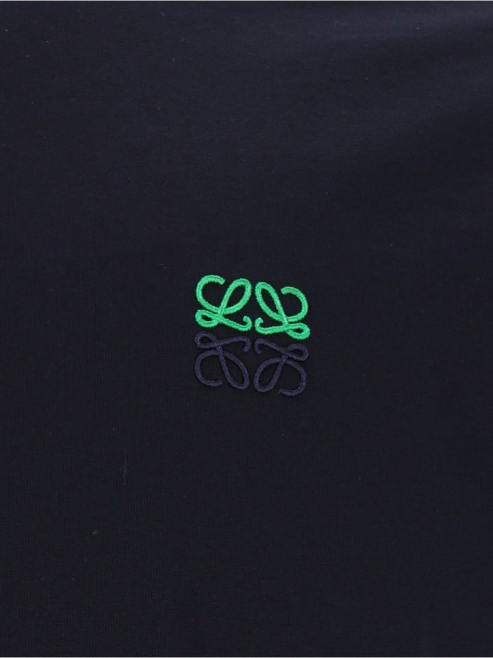 Loewe Regular Fit Cotton T-Shirt - Blu | 45990ed1eff3e276349c7a54a423e172ec8c7329