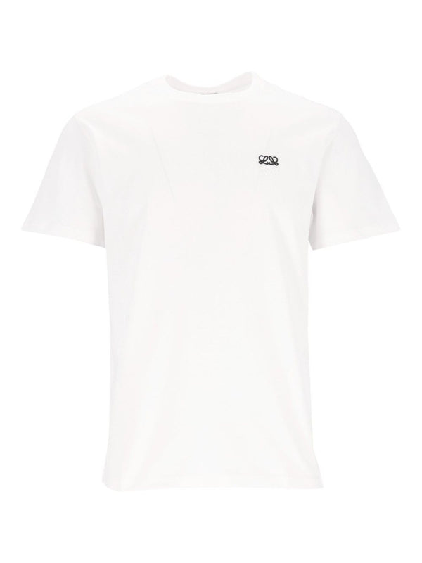 Regular Fit Cotton T-Shirt Bianco