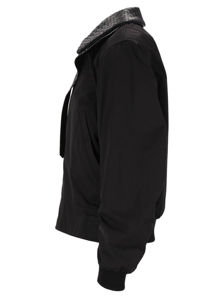 Bottega Veneta Padded Nylon Bomber Jacket Giacche - Nero | d4ad085c9228e5072d063f7a6a074a42125fb3cd
