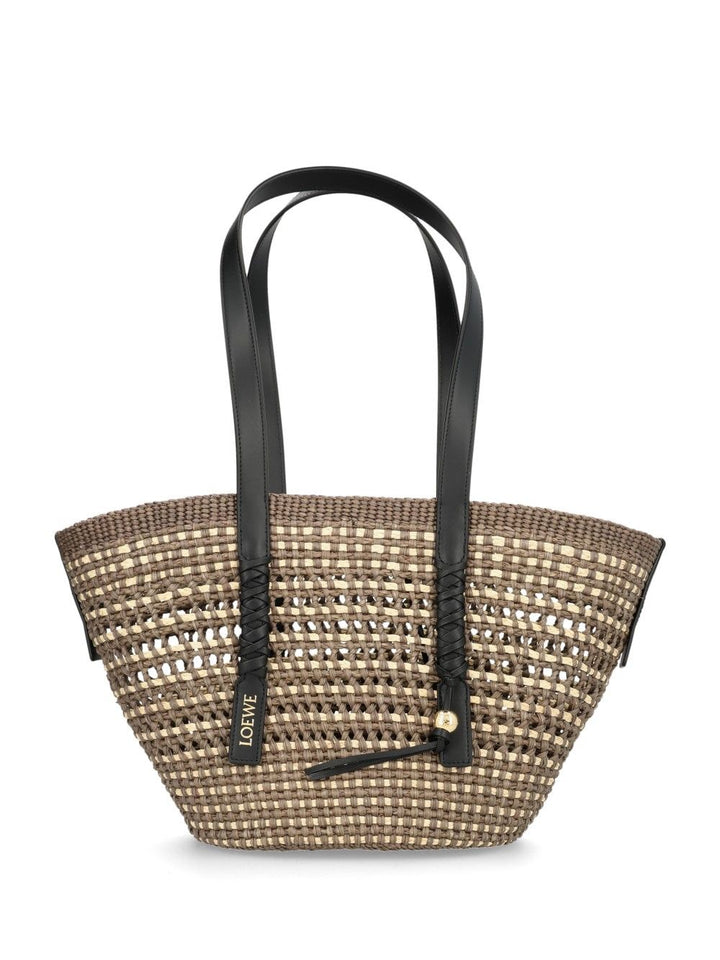 Loewe The Braid Basket Bag Shoulder Bags - Marrone | 78b1e29d6651b10378c6da29b326eb3a97745adb