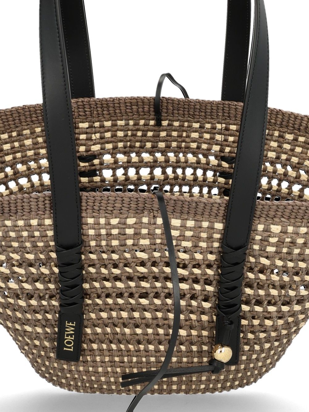 Loewe The Braid Basket Bag Shoulder Bags - Marrone | 9b656242b0754bf9e4820ce13a8cd9d8550e52b9