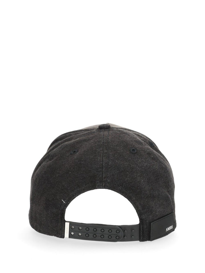 Amiri Ma Script Canvas Hat Cappelli - Nero | 58345326a757dd235620cdbfedd55cda091c8ec3
