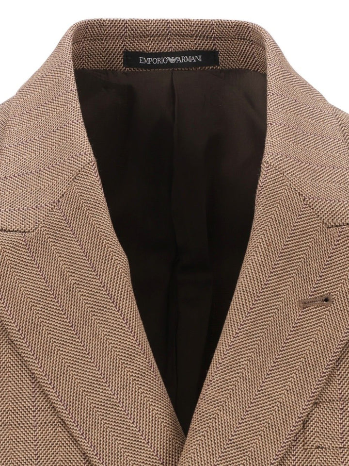 Emporio Armani Lined Blazer Giacche - Beige | c348ab3966262d74ffe22e8341ca98caa9d0f785