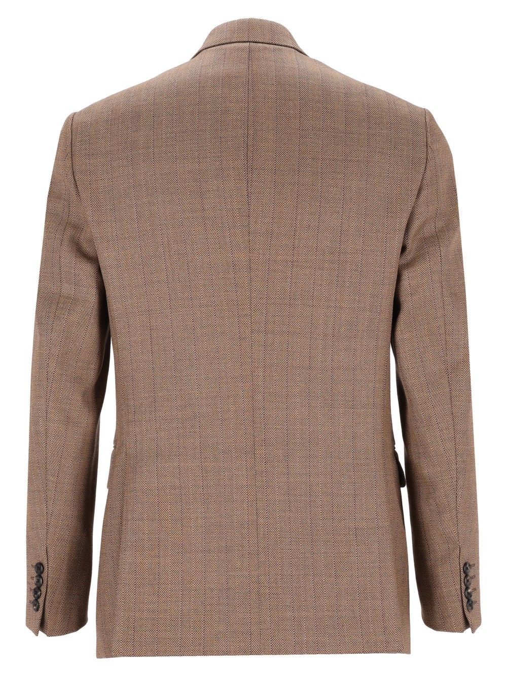 Emporio Armani Lined Blazer Giacche - Beige | f6c24173d24487e41d2990b9938380d32522be4c