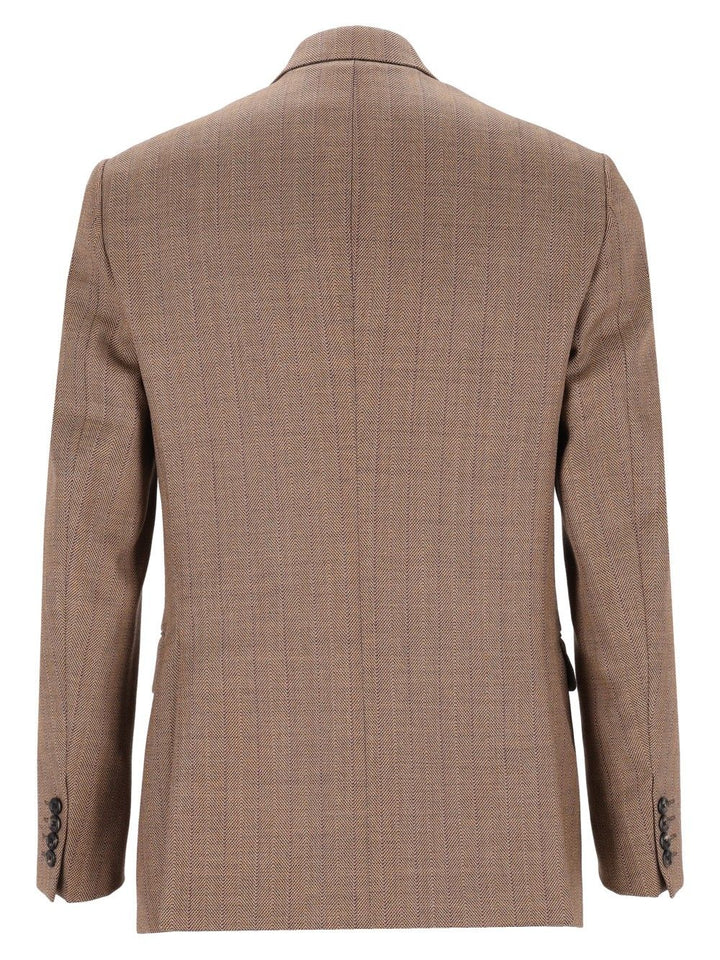 Emporio Armani Lined Blazer Giacche - Beige | f6c24173d24487e41d2990b9938380d32522be4c