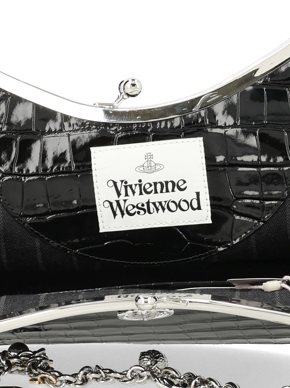 Vivienne Westwood Leather Charm Bag Shoulder Bags - Nero | 3a4846241448e252968f6172dca38c0acadb769b