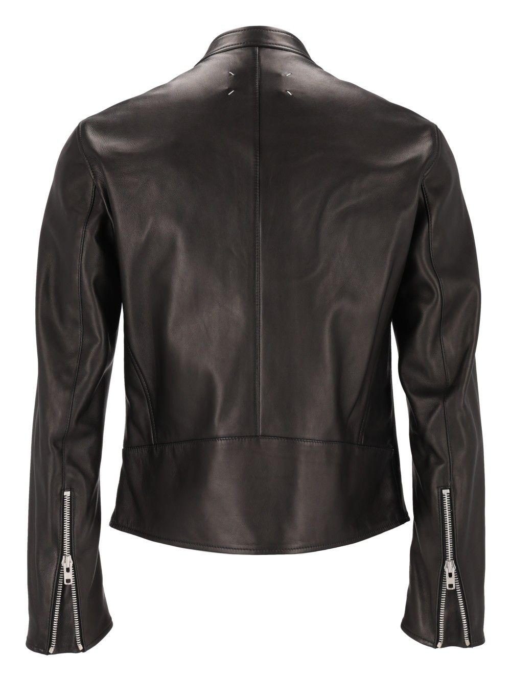 Maison Margiela 5-Zip Leather Jacket Giacche - Nero | 1528c1df935cad45c6ce8550036ee6a0449ad6ab