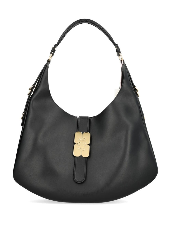 Ganni Kat Large Bag Shoulder Bags - Nero | b3b377c3f05f2ab5862bee45d1c72dd118d251f0