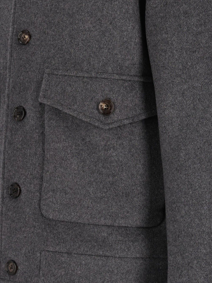 Valentino Garavani Caban Giacche - Grey | 1f16e221490d695c536b035d24f9609964db3466