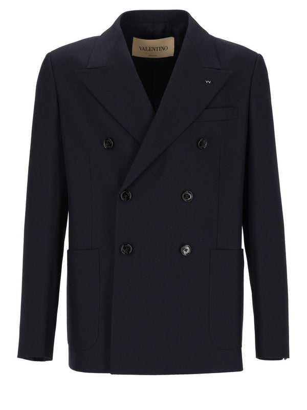 Giacca D\Petto | Formalwear | Wool Natte' Giacche Blu