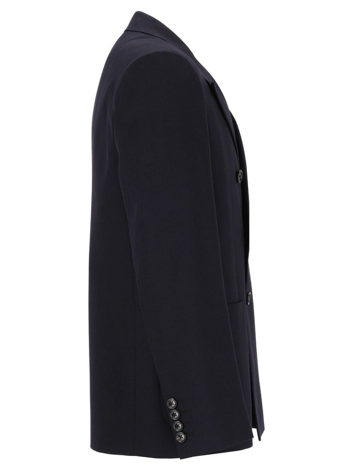 Valentino Garavani Double-Breasted Jacket Giacche - Blu | 3908f2f2997645b6601fac809b8f7108e9a9ff26