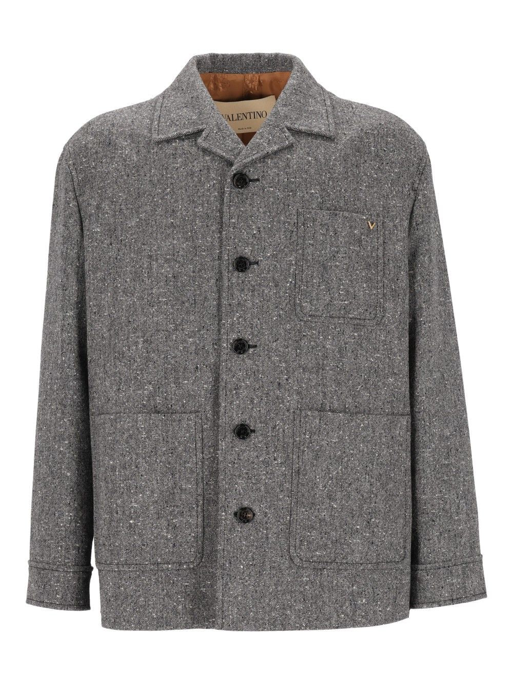 Valentino Garavani Shirt Jacket Giacche - Grey | 30203b87296af2ed62efa63efe312fb881fdb3a0