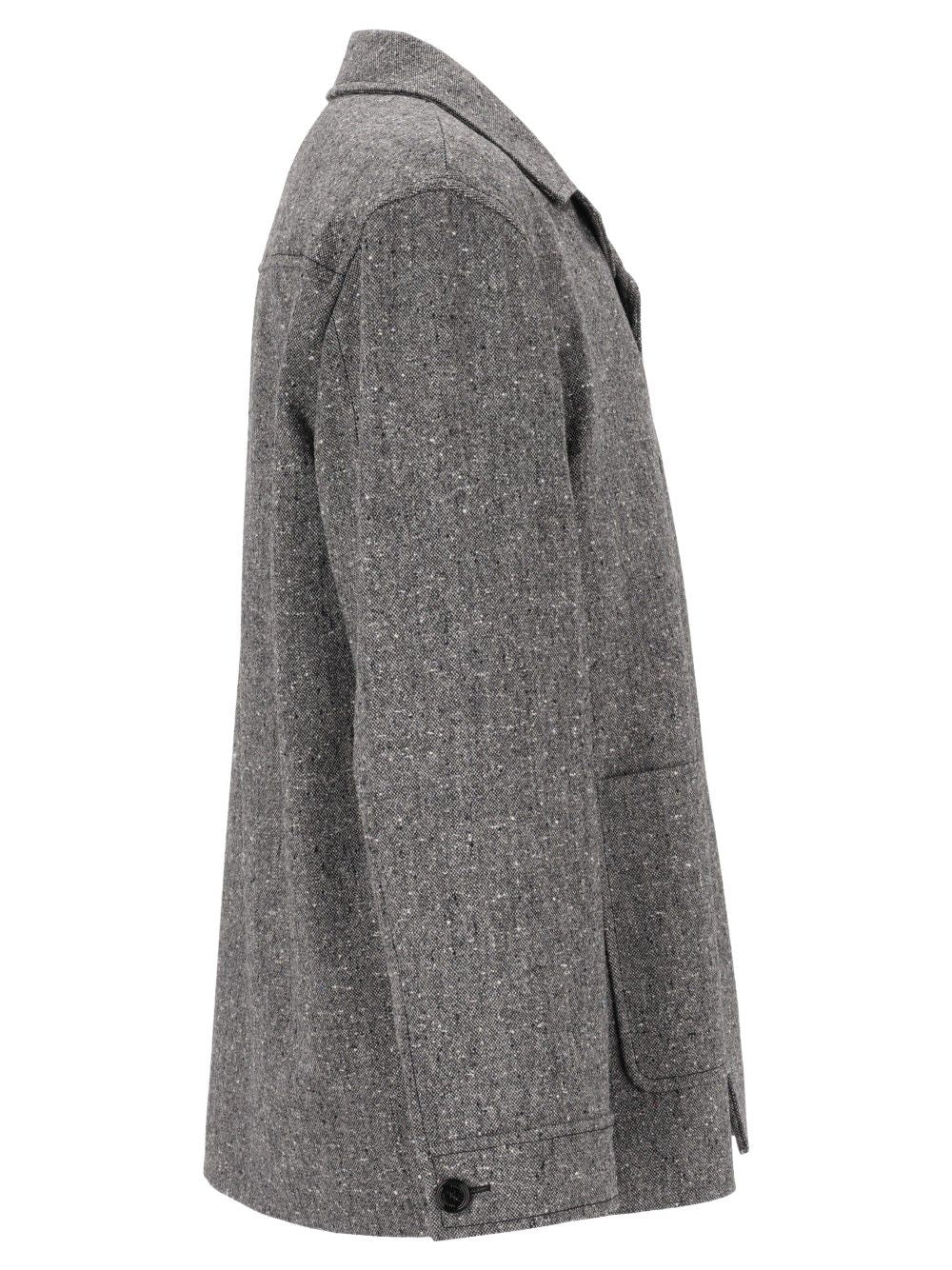 Valentino Garavani Shirt Jacket Giacche - Grey | 17b757dc8e5eb06a3505d7d25eb7d227ddc83ccc