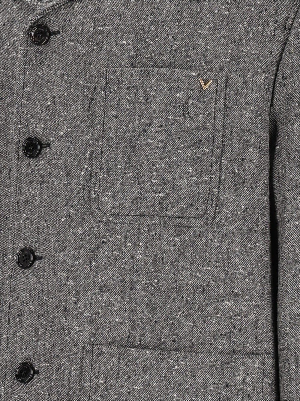 Valentino Garavani Shirt Jacket Giacche - Grey | cde74a70b85a2e3d456bc912c87492305b3a547f