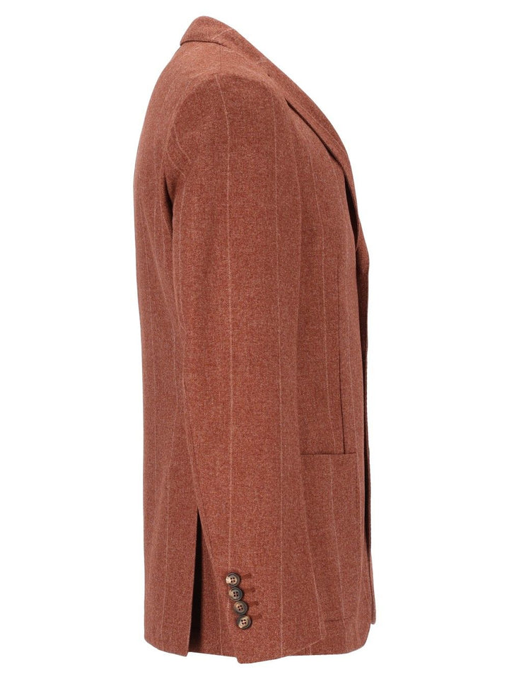 Eleventy Single-Breasted Jacket Giacche - Marrone | a8625849ff10d2c9484bd3d6722417d6af1d7950