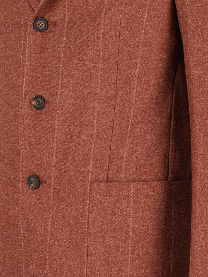 Eleventy Single-Breasted Jacket Giacche - Marrone | 8a9163708e94ab866bbba5639251476a6f6aa70e