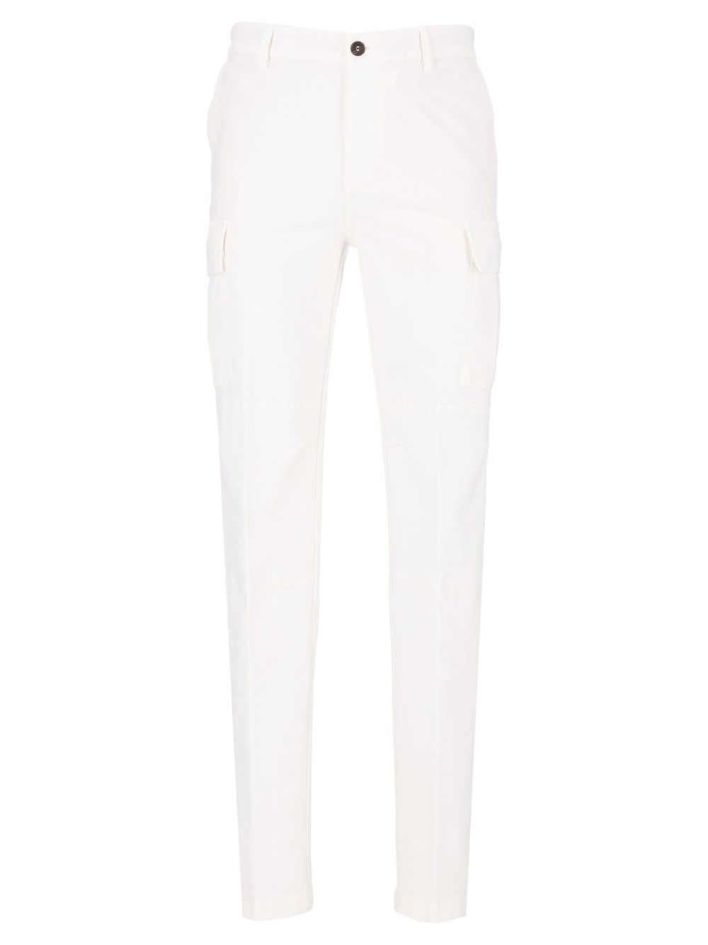 Eleventy Cargo Pants Trousers - Bianco | 7e99fd0bf6dfb2641f7d6c47748c0aa3a2c3cebc