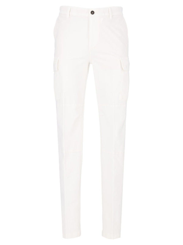 Pantalones cargo blancos