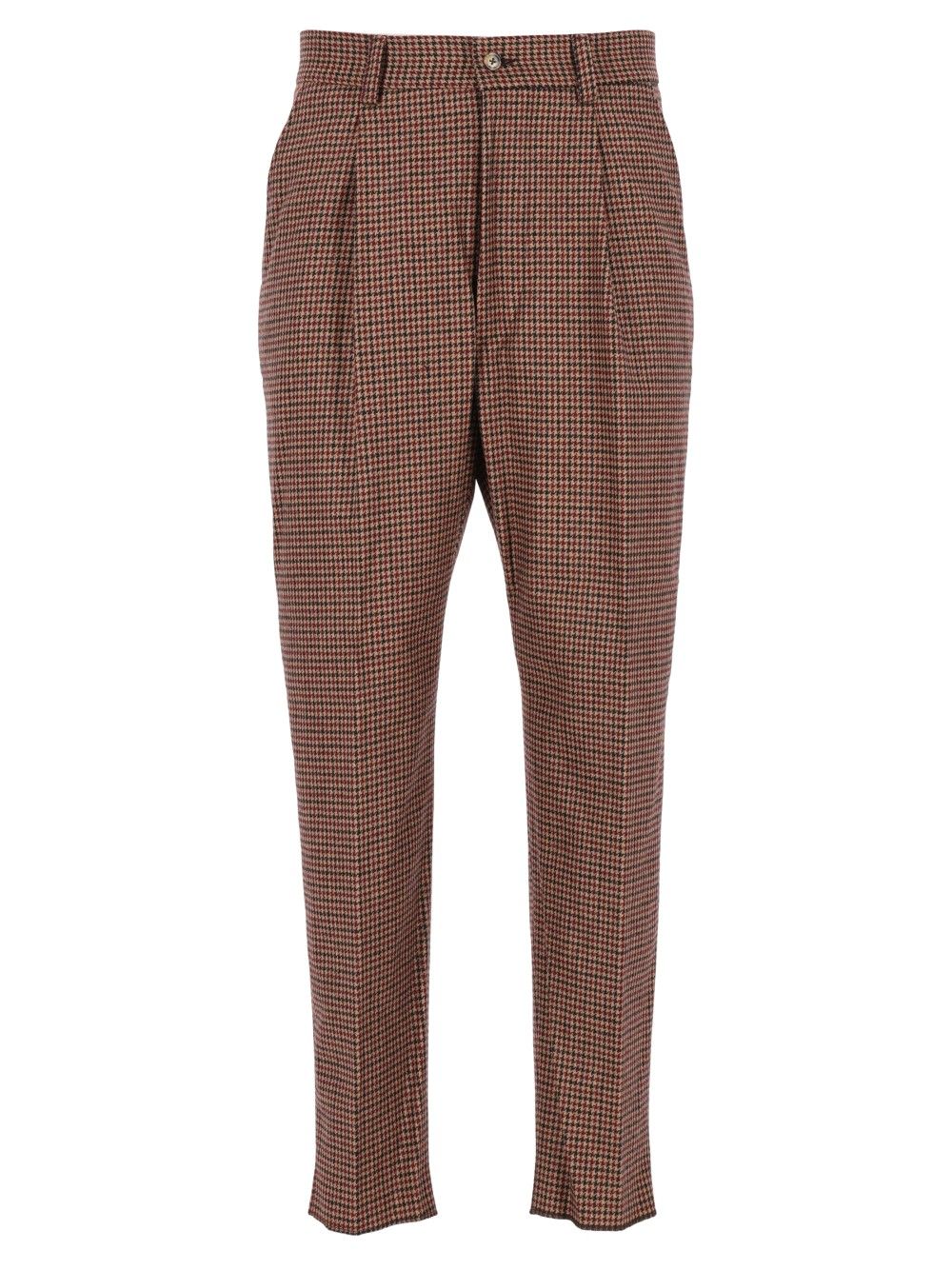 Eleventy Pleated Pants Trousers - Marrone | 4d7db2173bf958d66b8dce533e657fb1efd6c157